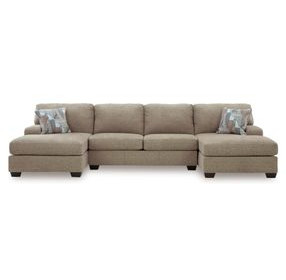 Seyler Lane Hemp 3 Piece Modular Double Chaise Sectional