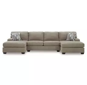 Seyler Lane Hemp 3 Piece Modular Double Chaise Sectional
