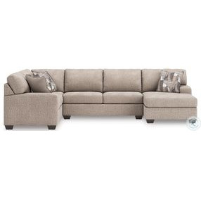 Seyler Lane Hemp 3 Piece Modular Sectional with RAF Chaise