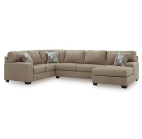 Seyler Lane Hemp 3 Piece Modular Sectional with RAF Chaise