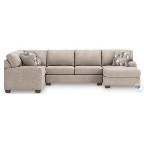 Seyler Lane Hemp 3 Piece Modular Sectional with RAF Corner Chaise
