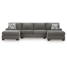 Revenna Greystone 3 Piece Modular Sectional with Double Chaise