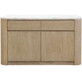 Romilly Light Oak 62" Kitchen Island