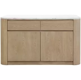 Romilly Light Oak 62" Kitchen Island