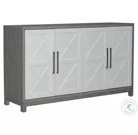 Palmetto Heights Two Tone Shell White And Driftwood Accent Buffet