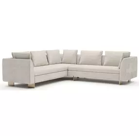 Altura Oatmeal 2 Piece Modular L Sectional with RAF Loveseat
