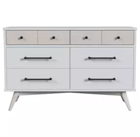Rowan Ash Linen 6 Drawer Dresser