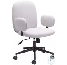 Lionel Beige And Black Swivel Office Chair
