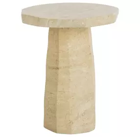 Celeste Natural Outdoor Round End Table