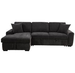 Pastrana Charcoal Gray 2 Piece Modular Sleeper Sectional