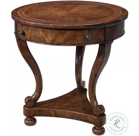 Occasionally Italian Light Distressing 26" Side Table