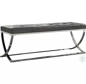 501156 Black Vinyl Bench