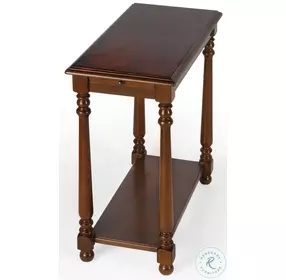 Devane Medium Brown Rectangular Side Table