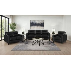 Scotland Black Living Room Set