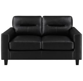 Scotland Black 58" Loveseat