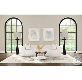 Everly Off White Boucle Extra Long Modular Sofa