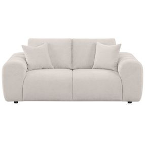 Burnett Ivory 78" Loveseat