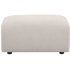 Burnett Ivory Rectangular Ottoman