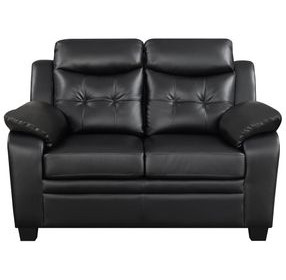 Finley Black Loveseat