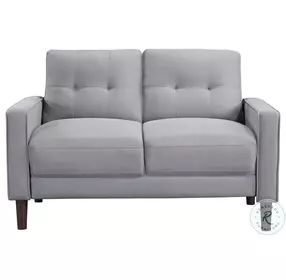Bowen Gray Performance Fabric 54" Loveseat