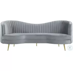 Sophia Grey 84" Sofa