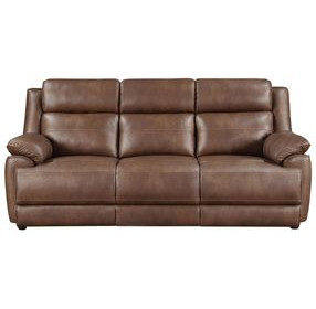 Ellington Dark Brown Padded Arm Sofa
