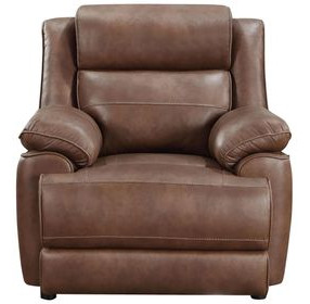 Ellington Dark Brown Padded Arm Chair