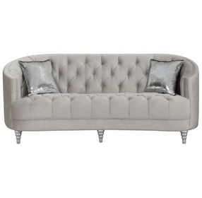 Avonlea Gray Velvet Sofa