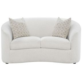 Rainn Latte Upholstered Loveseat