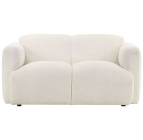 Dorset White 60" Loveseat