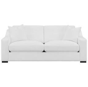 Ashlyn White Upholstered Performance Fabric Sofa