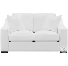 Ashlyn White Performance Fabric 65" Loveseat