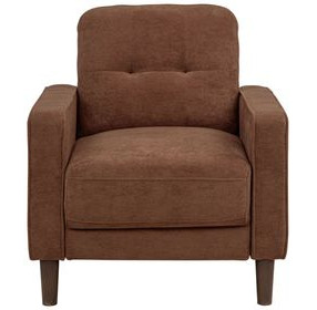 Bowen II Rust Upholstered Lounge Chair