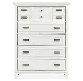 Harborwick White Dove 5 Drawer Chest