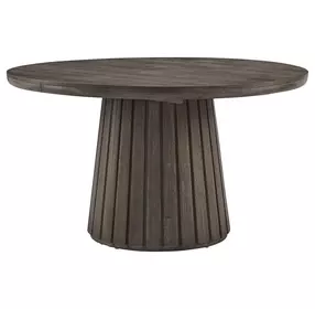 Kavanaugh Weathered Kona Brown 72" Extendable Oval Dining Table