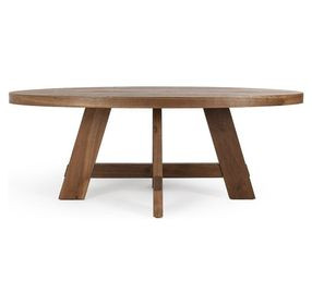 Santa Barbara Honey 80" Oval Dining Table
