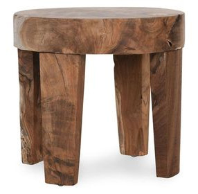 Kariba Natural 18" Round Accent Table