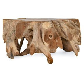 Cypress Natural Free Form Coffee Table