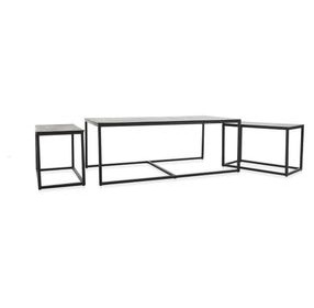 Buckley Dark Antique Rectangular Coffee Table Set of 3