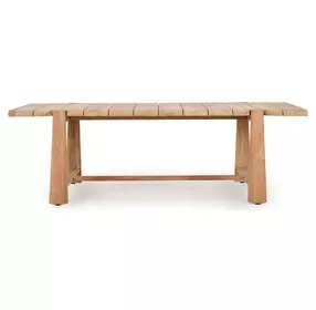 Aston Natural 94" Rectangular Outdoor Dining Table