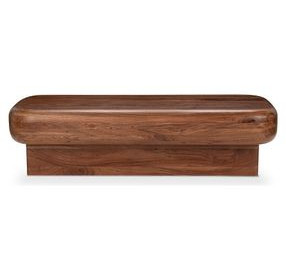 Craig Acorn Brown Rectangular Coffee Table