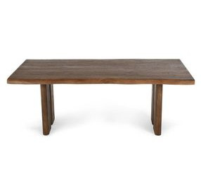 Holmes Artisan Brown 80" Rectangular Dining Table