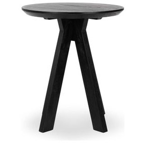 Rodrigo Black 32" Round Counter Height Table