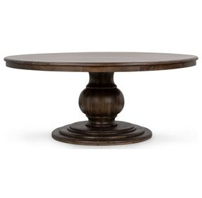 Brookside Cocoa Brown 72" Round Dining Table