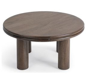 Miranda Cocoa Brown Round Coffee Table