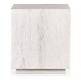 Layne Milk White Square End Table