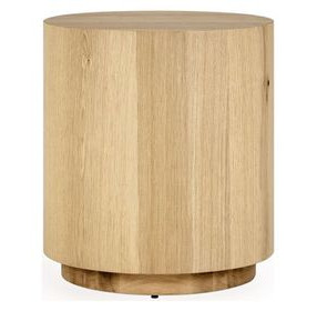 Layne True Natural Round End Table
