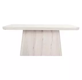 Orlando Milk White 71" Rectangular Dining Table