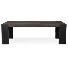 Deaven Toasted Brown 94" Rectangular Dining Table