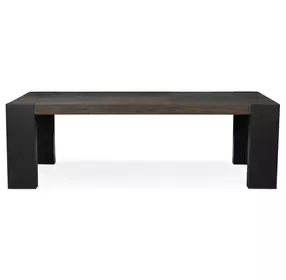 Deaven Toasted Brown 94" Rectangular Dining Table